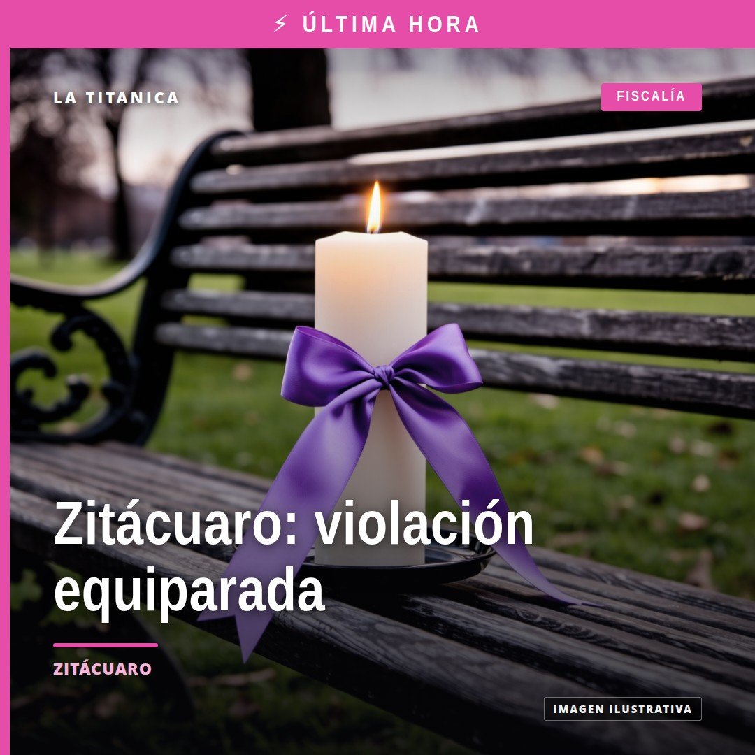 Imagen simbólica de justicia en Zitácuaro: balanza y edificio judicial, sin personas ni identidades, relacionada con