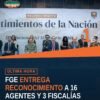 Ceremonia en Morelia donde se entrega el reconocimiento Sentimientos de la Nación a agentes del Ministerio Público y