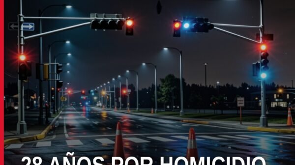 Ilustración sobria de balanza y mapa de Michoacán con énfasis en el municipio de Buenavista, asociado al homicidio en