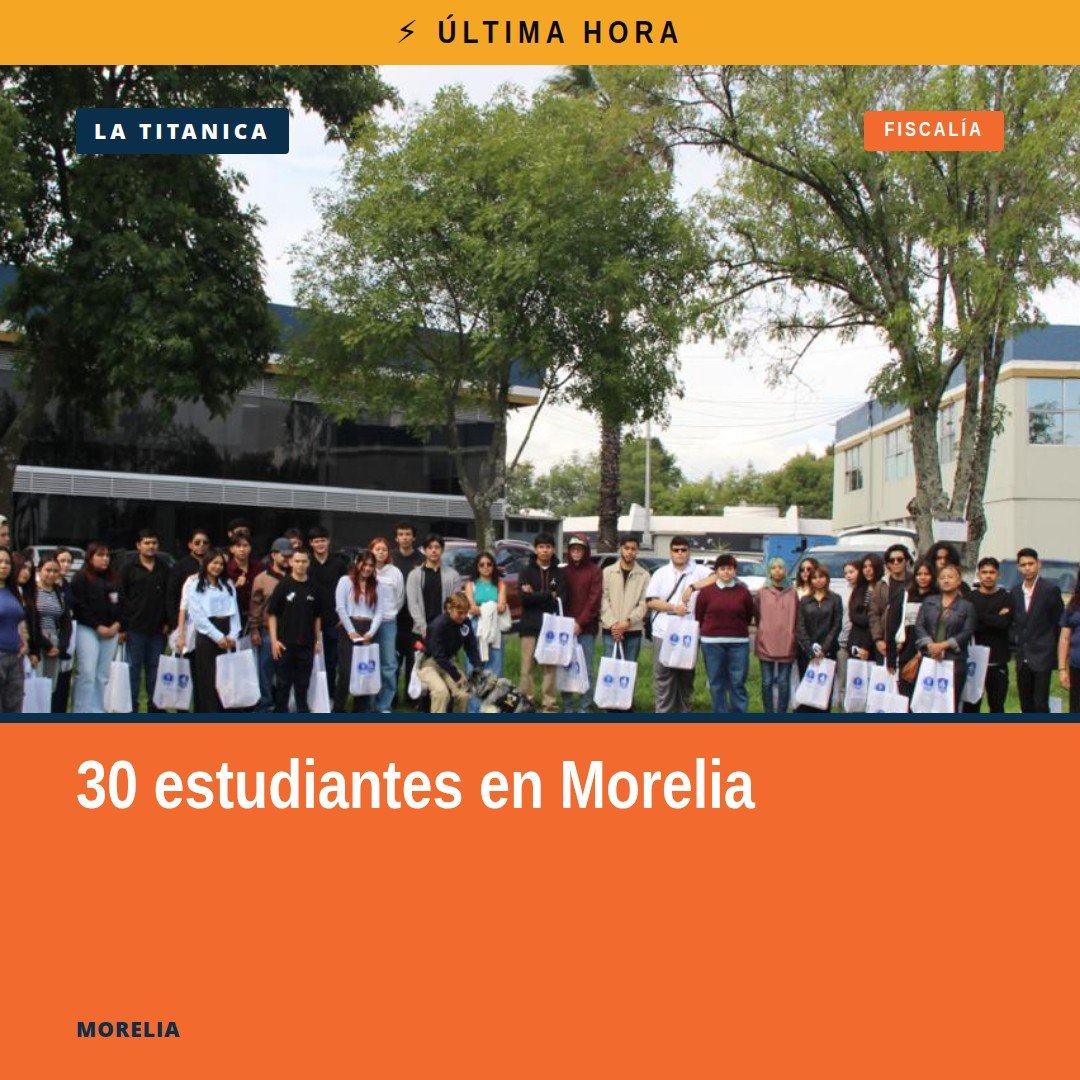 Grupo de 30 estudiantes universitarios en aula de la Universidad Vizcaya de las Américas en Morelia durante capacitación