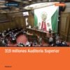 Imagen institucional del Congreso del Estado de Michoacán con el texto 'Presupuesto Auditoría Superior Michoacán 2027: 319