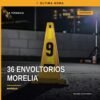 Imagen ilustrativa de 36 envoltorios metanfetamina morelia en escena policial simulada en Morelia, Michoacán