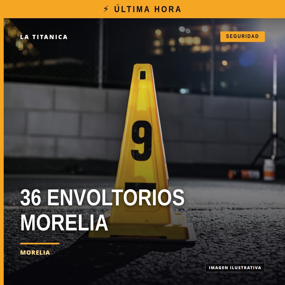 Imagen ilustrativa de 36 envoltorios metanfetamina morelia en escena policial simulada en Morelia, Michoacán