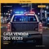 Ilustración simbólica de una casa con dos contratos de compra-venta y la leyenda 'fraude específico zamora'
