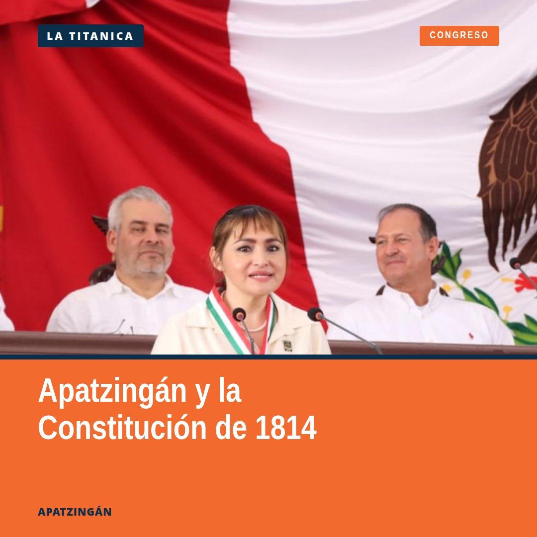 Ceremonia en Apatzingán donde se entrega la condecoración Constitución de 1814 al Colegio de Abogadas de Michoacán