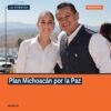 Carlos Torres Piña hablando sobre el plan michoacán por la paz durante actividades oficiales en Morelia, Michoacán