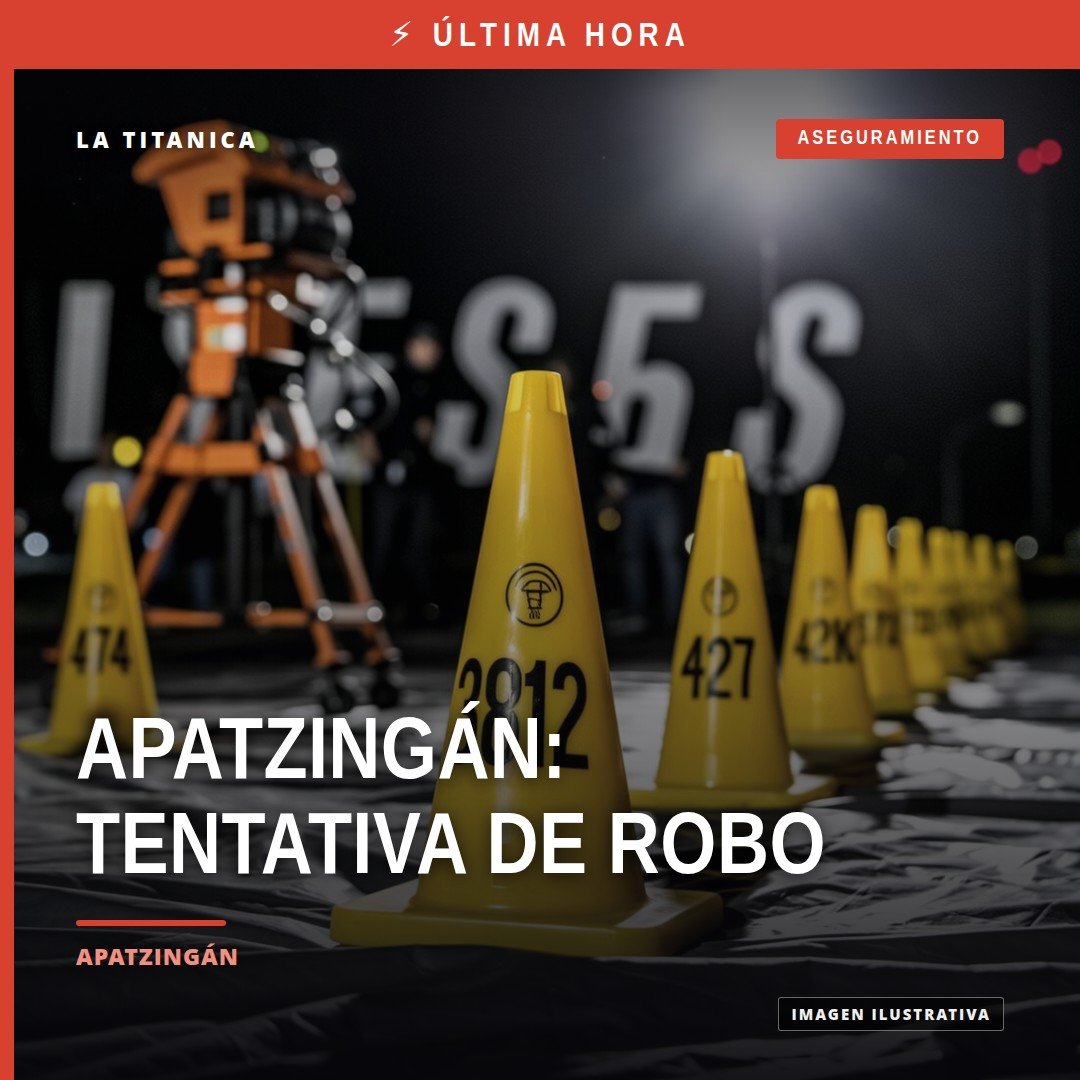Ilustración simbólica de una motocicleta en la avenida Corregidora, Apatzingán, relacionada con la tentativa de robo