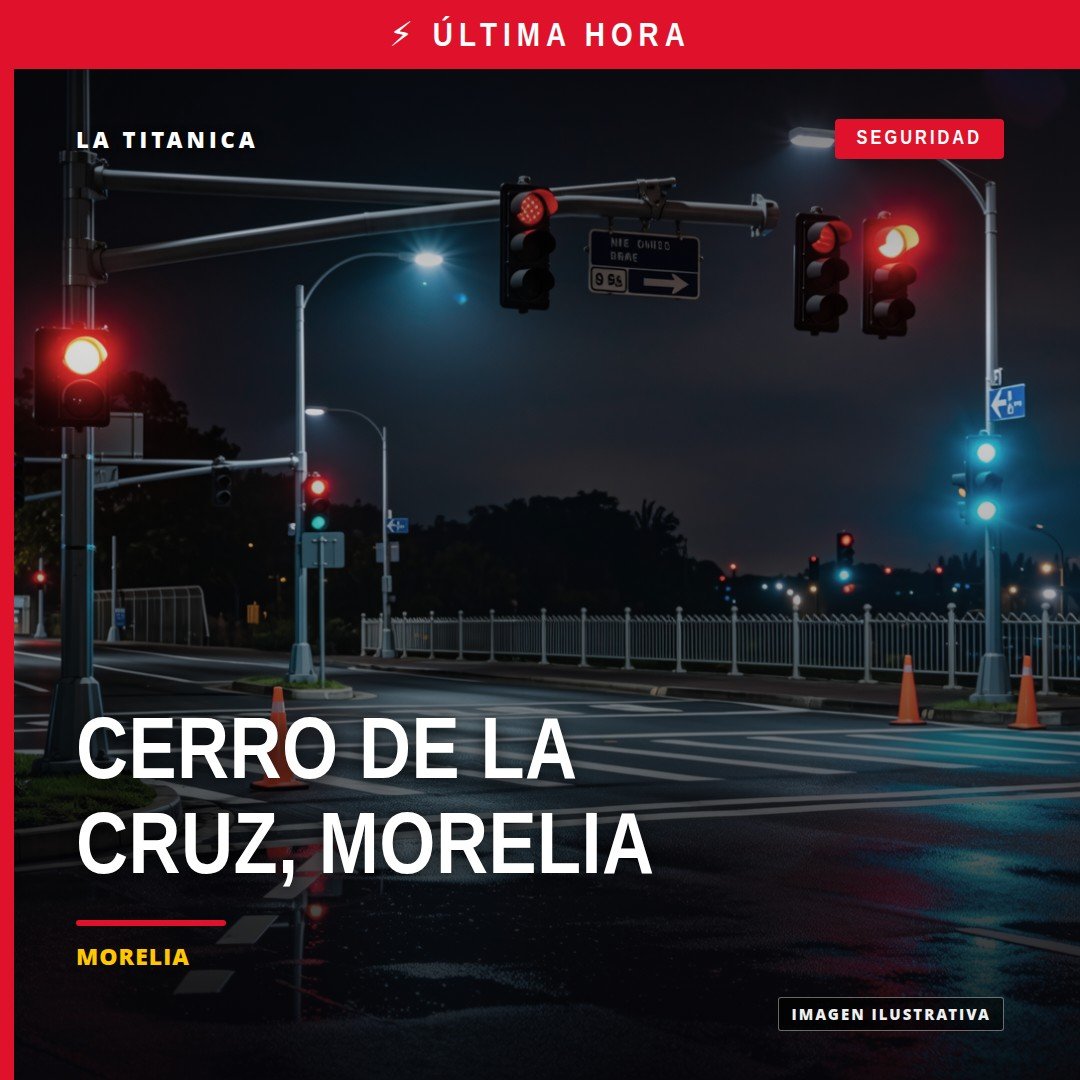 Fotografía simbólica del Cerro de La Cruz en la colonia Niños Héroes de Morelia, Michoacán, relacionada con la búsqueda de