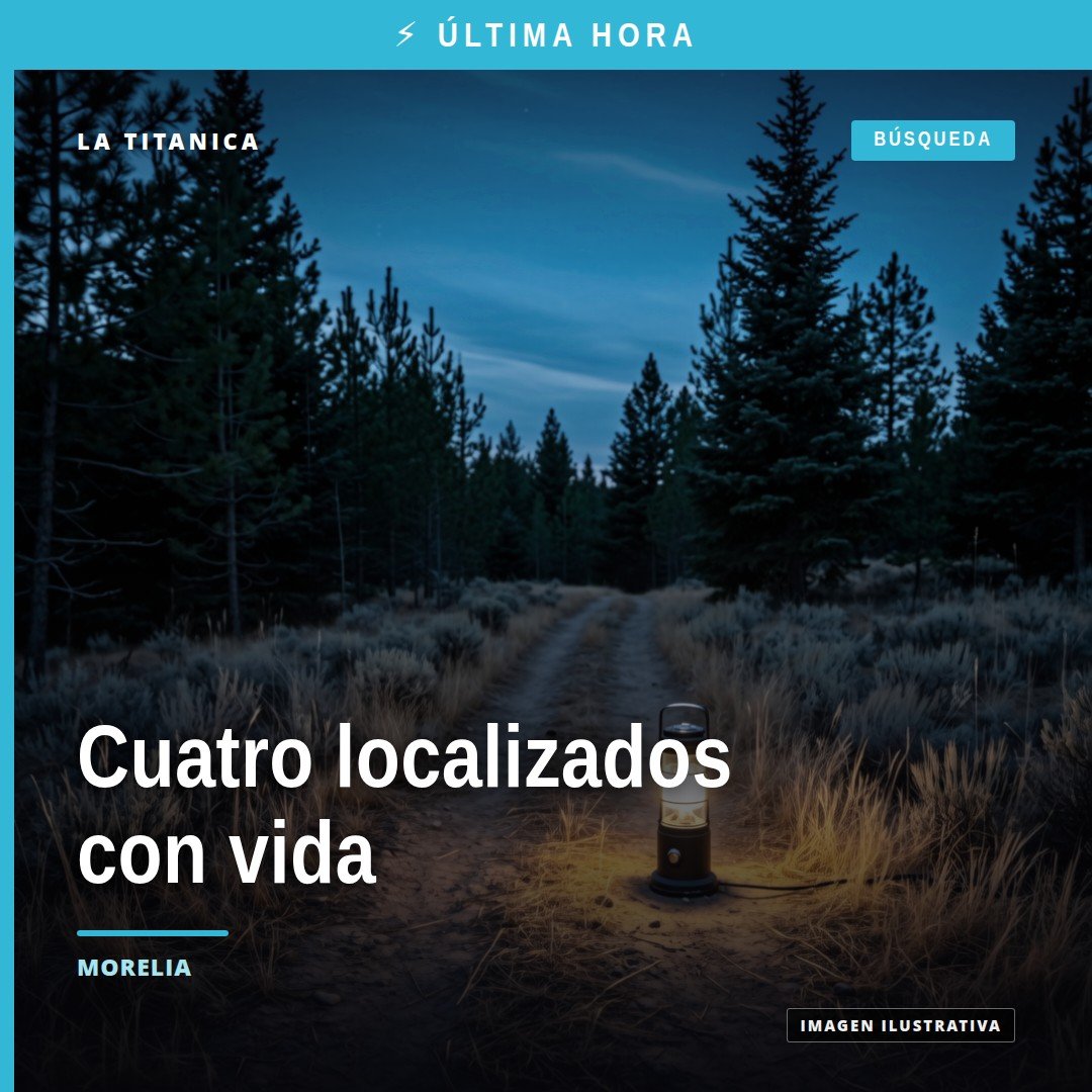 Imagen simbólica de cuatro siluetas humanas junto a mapas de Morelia, Maravatío, Valle de Guadalupe y Guadalajara