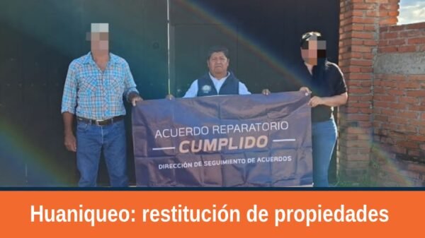 Fiscalía Michoacán y CMASC gestionan restitución de propiedades en huaniqueo: cuatro inmuebles y 50 cabezas de ganado