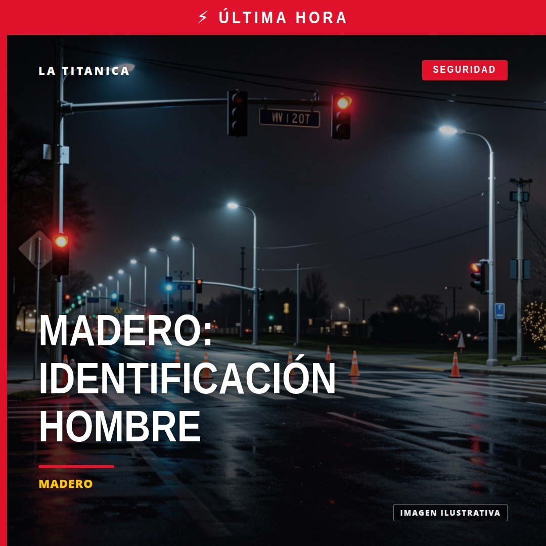 Identificación hombre madero: retrato descriptivo basado en rasgos físicos, vestimenta y tatuajes reportados por la Fiscalía
