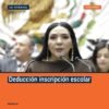Diputada Adriana Campos Huirache presentando iniciativa sobre deducción inscripción escolar en el Congreso del Estado en