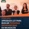 Diputados en sesión en el Salón de Recepciones del Congreso del Estado de Michoacán, tratando la ley de búsqueda de personas
