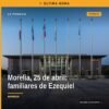 Ilustración sobria con nombre 'Ezequiel López Almontes' y etiqueta 'familiares de ezequiel lópez almontes', fondo neutro