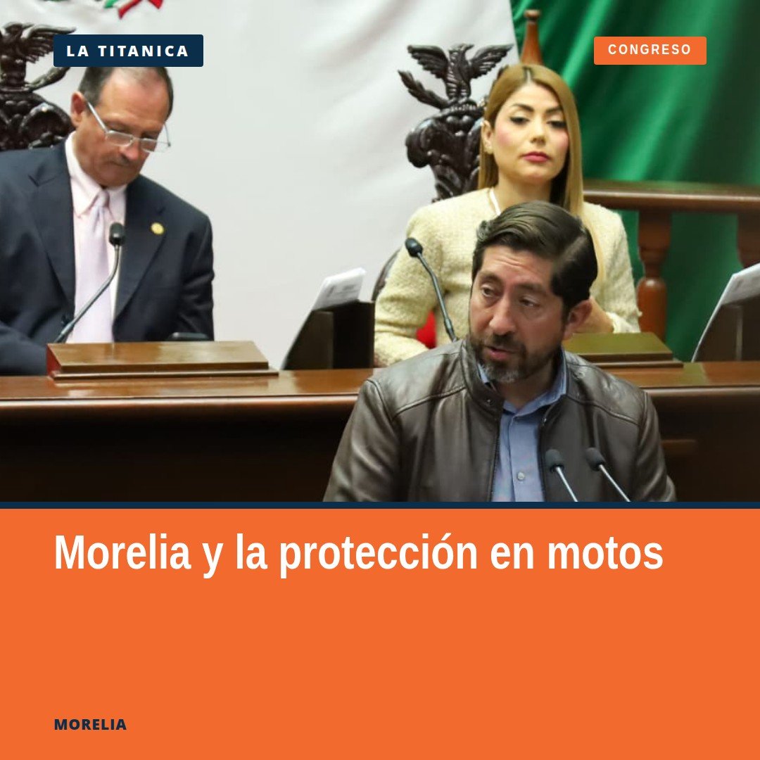 Diputado Abraham Espinoza Villa presentando iniciativa sobre niñas y niños en motocicletas en el Congreso del Estado de