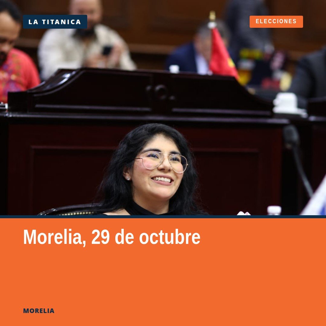 Diputada Ana Vanessa Caratachea Sánchez hablando en tribuna del Congreso del Estado en Morelia, proponiendo reconocer