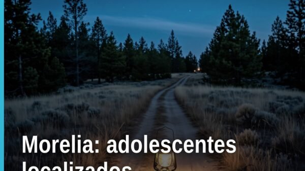 Imagen representativa de Morelia con elementos simbólicos de búsqueda y localización; adolescentes localizados Morelia