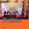 Grupo de mujeres trabajadoras del Congreso del Estado en Morelia, Michoacán, durante el curso-taller de autoexploración de