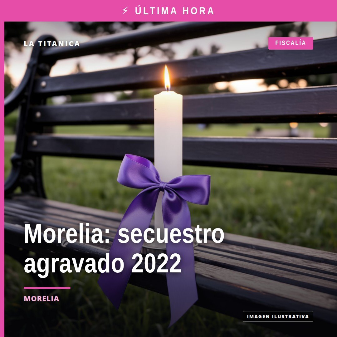 Imagen representativa de la zona de Villas del Pedregal y carretera 8 de Diciembre en Morelia, relacionada con el secuestro