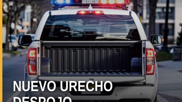 Despojo nuevo urecho: inmueble religioso en Ibérica, Nuevo Urecho, con cortina de acero y puerta de herrería instaladas
