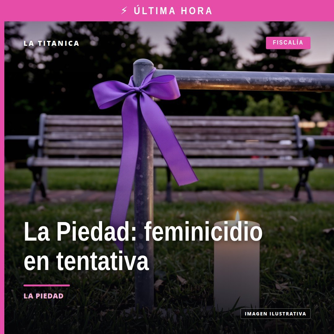 Fiscalía General del Estado de Michoacán vincula a proceso por feminicidio en tentativa la piedad