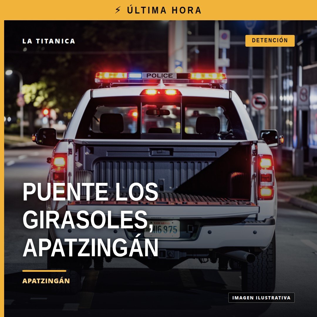 Vista aérea del puente Los Girasoles en Apatzingán, Michoacán, lugar del rescate en caso de privación de la libertad