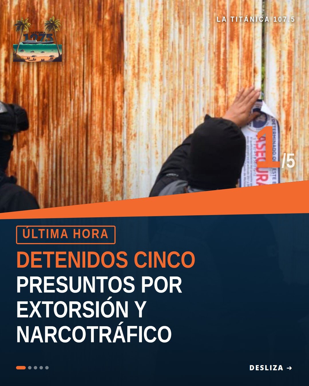 Imagen ilustrativa de cinco inmuebles intervenidos en colonias de Los Reyes, Michoacán, con referencia a extorsión los reyes