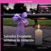 Ilustración simbólica de justicia y protección infantil en contexto rural michoacano, asociada a salvador escalante