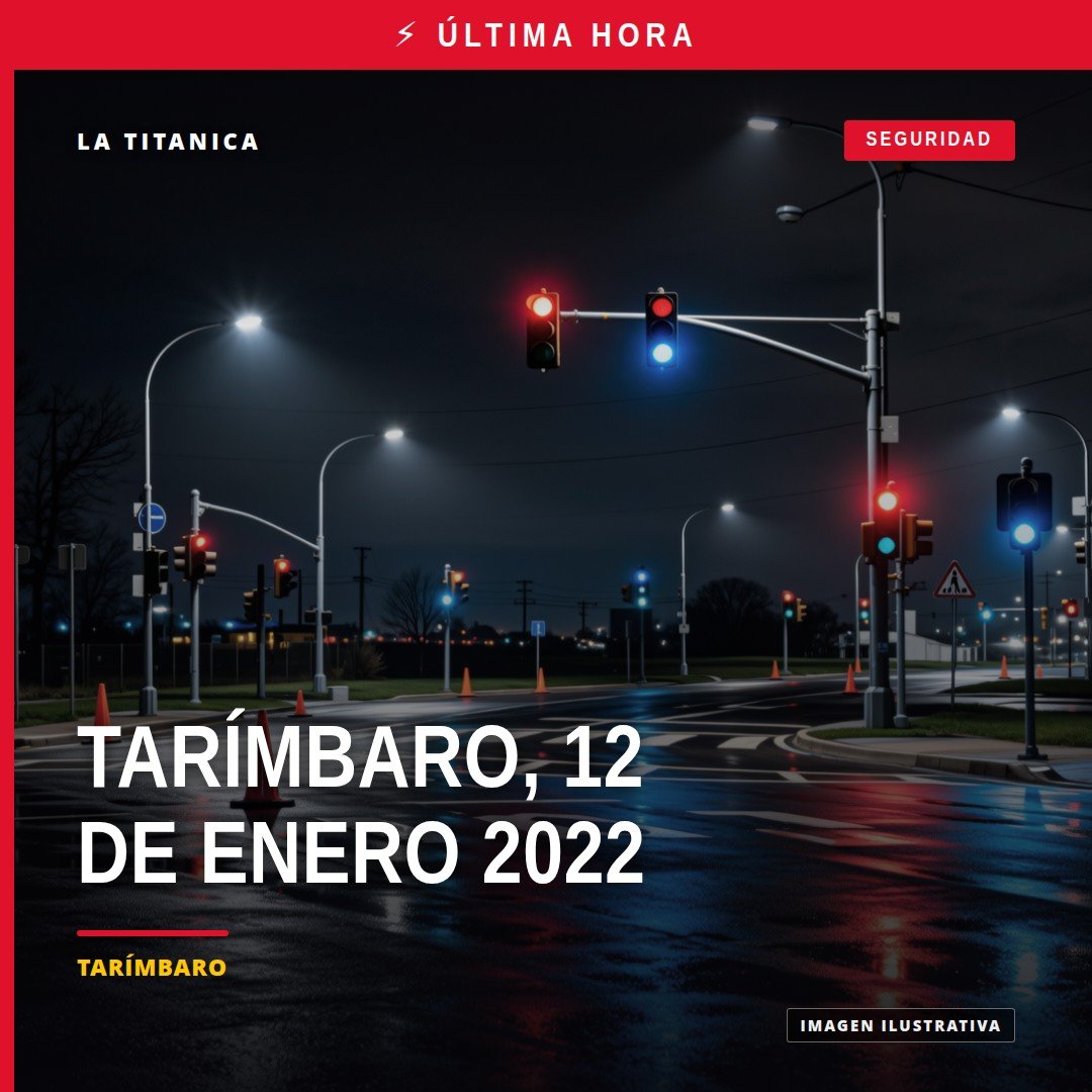 Ilustración sobria de señalética urbana con nombre 'Tarímbaro' y fecha '12 de enero de 2022', asociada a tarímbaro héctor