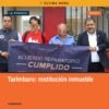 Fachada de vivienda en Fraccionamiento Ruiseñores, Tarímbaro, durante proceso de restitución inmueble tarímbaro