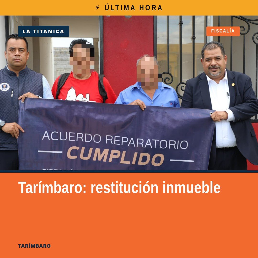 Fachada de vivienda en Fraccionamiento Ruiseñores, Tarímbaro, durante proceso de restitución inmueble tarímbaro