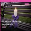 Ilustración sobria de balanza de justicia con fondo que sugiere Uruapan; representa la vinculación a proceso por violación
