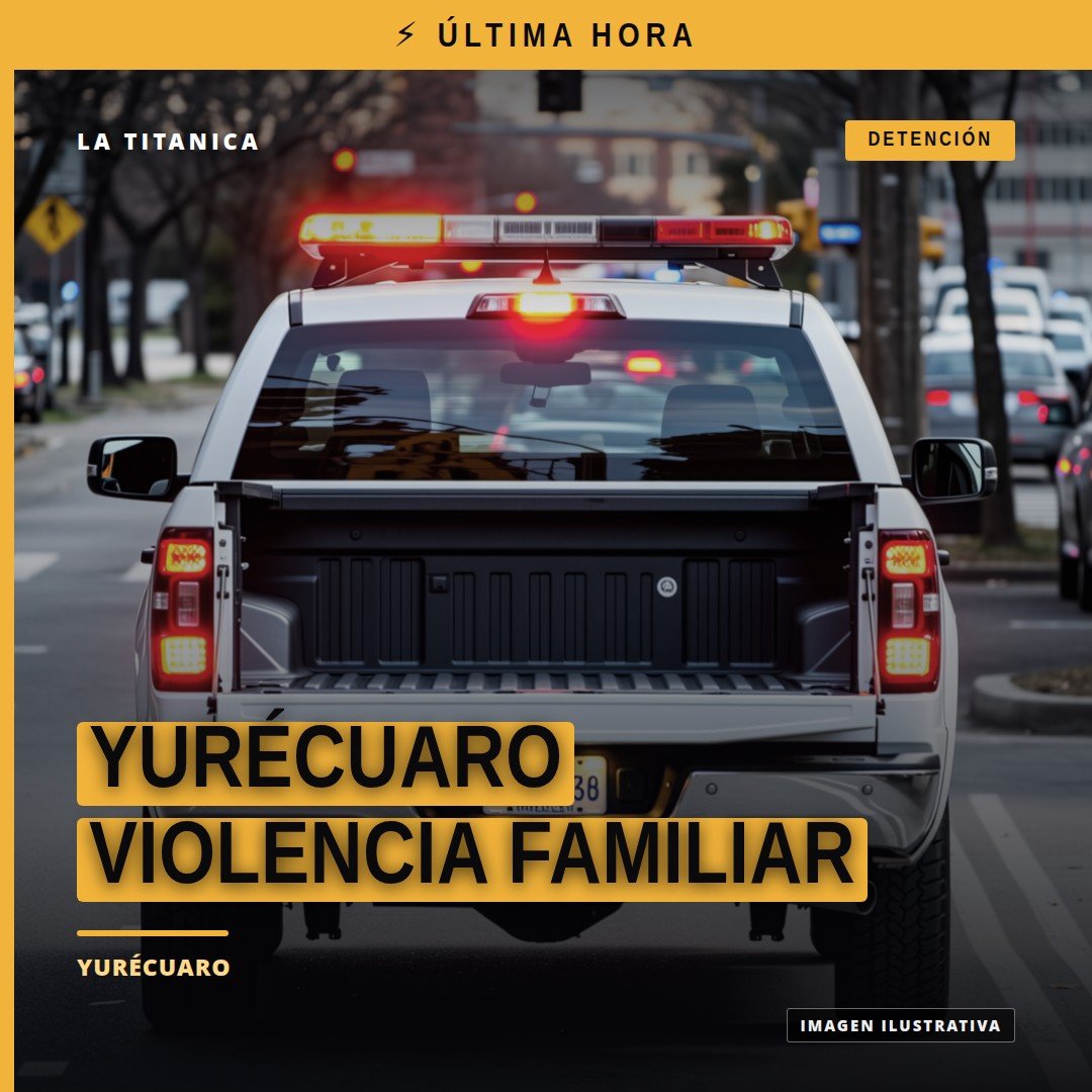 Ilustración simbólica de una balanza y un mapa de Michoacán con marcador en Yurécuaro, junto a la frase 'yurécuaro violencia
